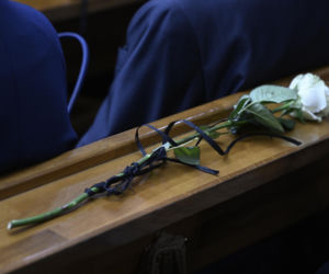 Młody policjant zginął w potwornym wypadku. Pogrzeb Kacpra Mierzejewskiego