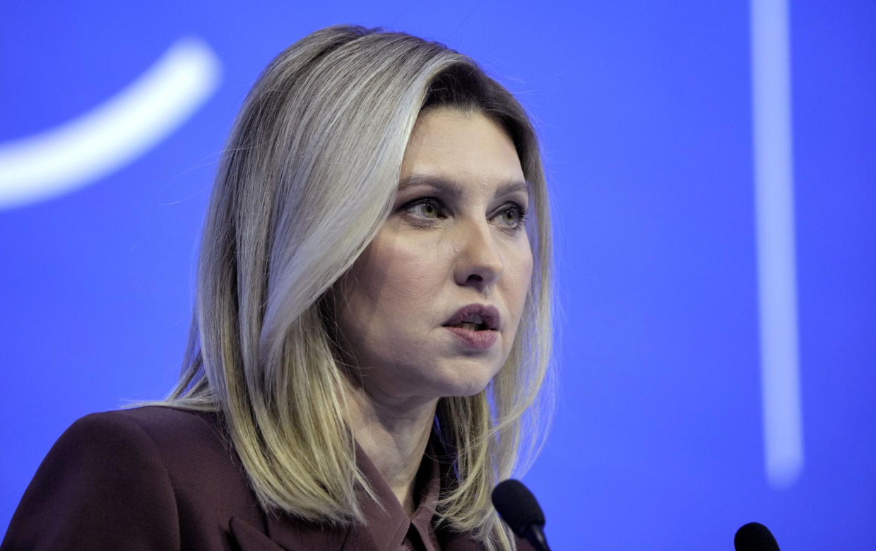 Ołena Zełenska w Davos ostrzega świat przed Rosją "Może spróbować rozszerzyć wojnę na inne kraje"