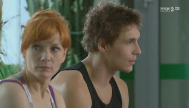 M jak miłość odc. 1016. Marcin (Mikołaj Roznerski), Agnieszka (Magdalena Walach)