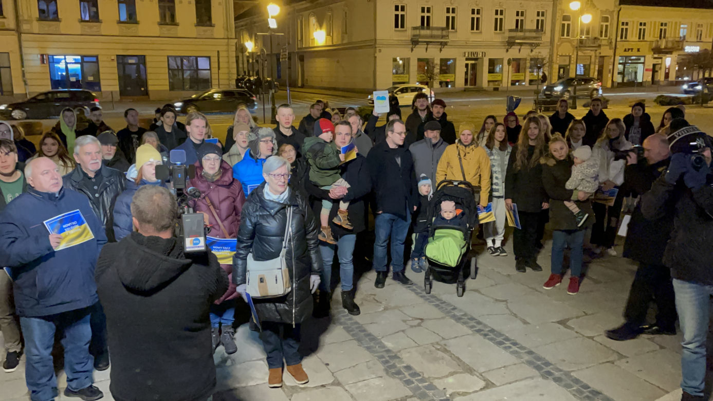 Nowy Sącz solidarny z Ukrainą