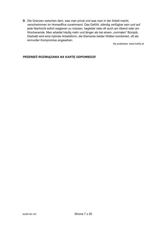 Matura 2026: NIEMIECKI rozszerzony 12.05.2026r. Arkusze CKE [Formuła 2023]