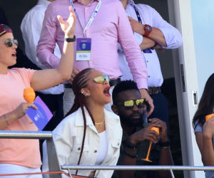 Rihanna na meczu