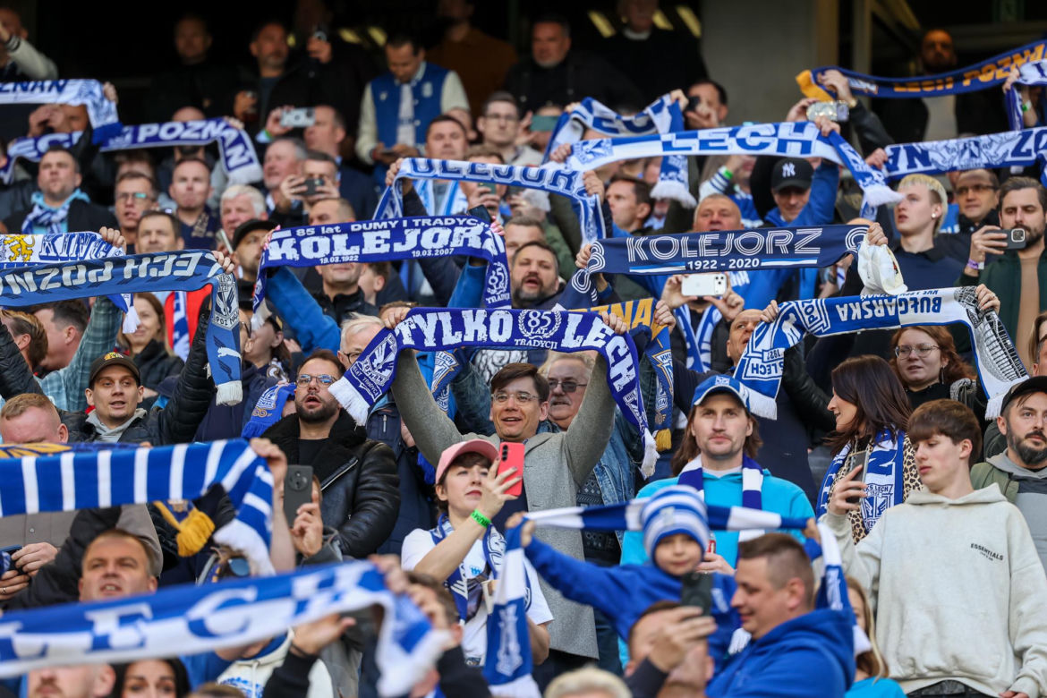 Lech Poznań - Legia Warszawa: Zdjęcia kibiców i zawodników z meczu 30. kolejki PKO BP Ekstraklasy