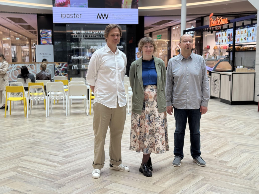Przedstawiciele Iposter i Muzeum Narodowego 