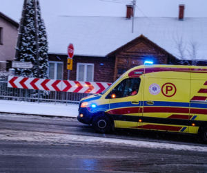 Auto uderzyło w drzewo