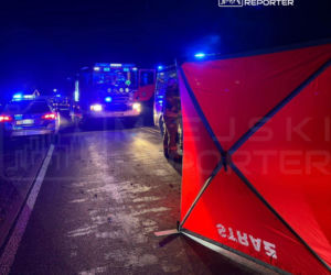Koszmar na DK 50. 11-latka nie żyje. W auto wbiło się drzewo z ciągnika