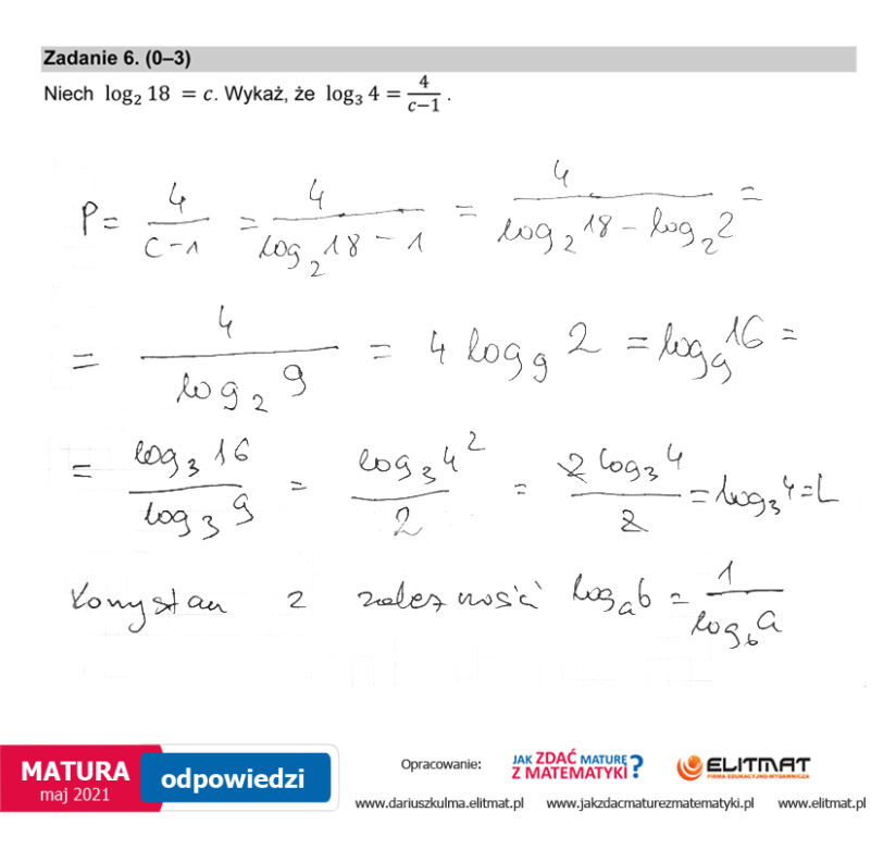 Matura 2021: Matematyka, poziom rozszerzony. Rozwiązania zadań i odpowiedzi od nauczyciela matematyki