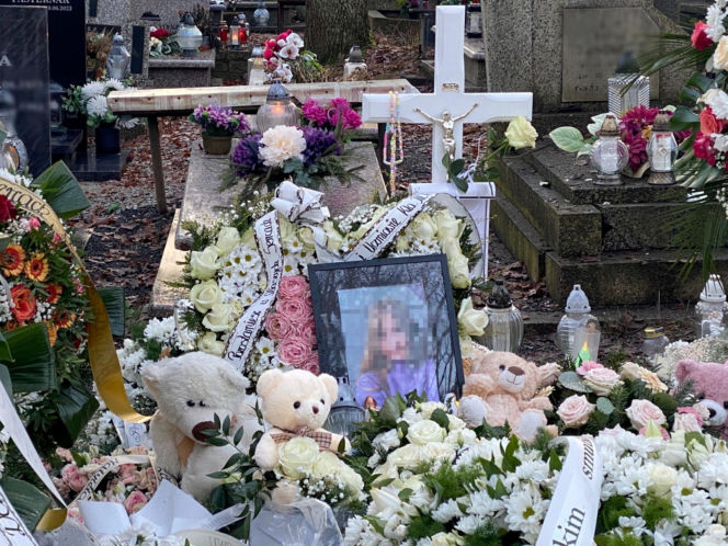 Grób zamordowanej Danusi