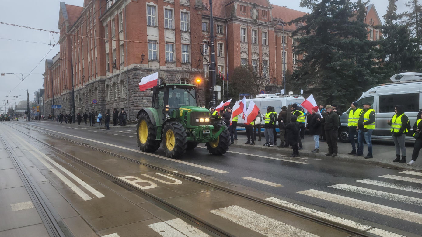 Protest rolników w Olsztynie, 20 lutego 