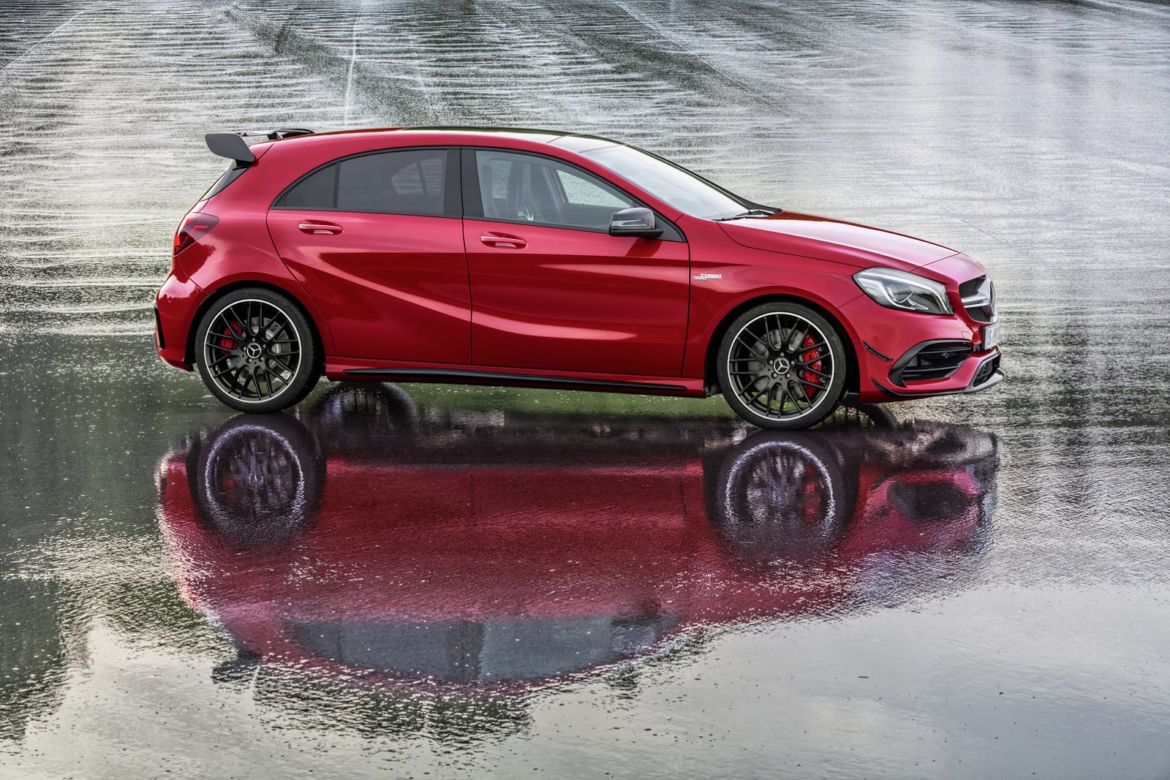 Mercedes-Benz A45 AMG lifting 2016