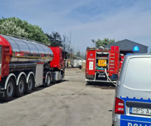 Pożar na Składowej w Starachowicach