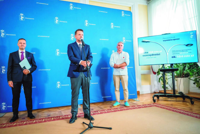 Wielkie oszczędzanie na oświetleniu Warszawy