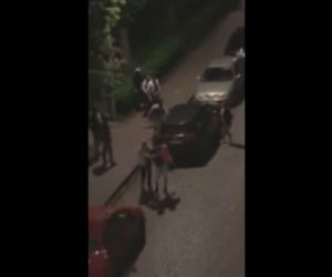 Wielka AWANTURA! Szarpanina, próba rozjechania ludzi i ucieczka