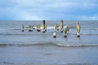 Niski stan Bałtyku - zdjęcia morza