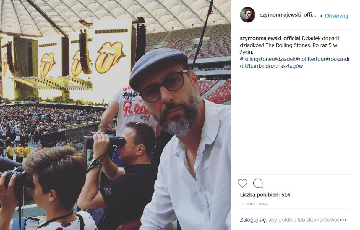 Znani na Koncercie Rolling Stones