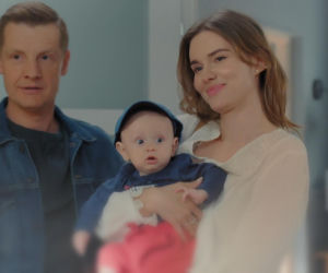 M jak miłość odc. 1908. Franka (Dominika Kachlik), Paweł (Rafał Mroczek), Antoś (Mark Myronenko)