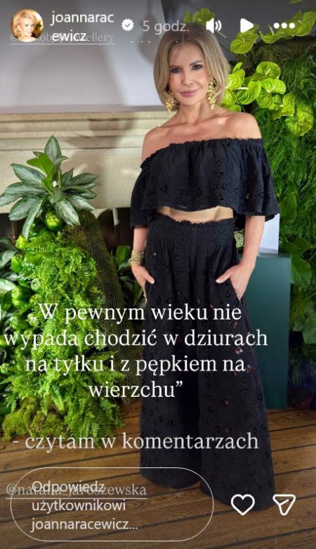 Tak teraz wygląda Joanna Racewicz. "W pewnym wieku nie wypada chodzić z pępkiem na wierzchu"