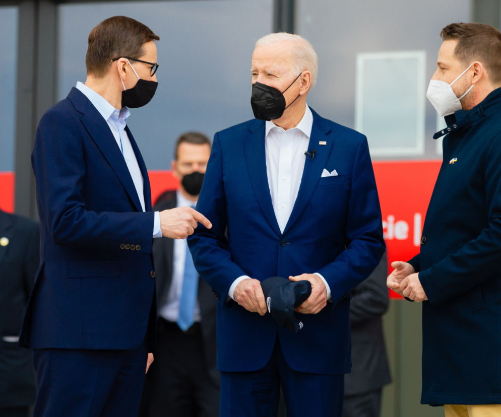 Joe Biden powiedział, że „Polska musi być wzorem demokracji dla całego świata”. Rafał Trzaskowski podziękował za te słowa