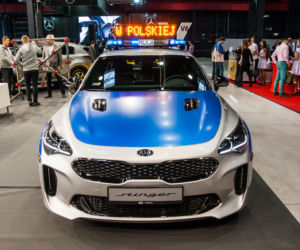 Kia Stinger GT, oznakowany radiowóz