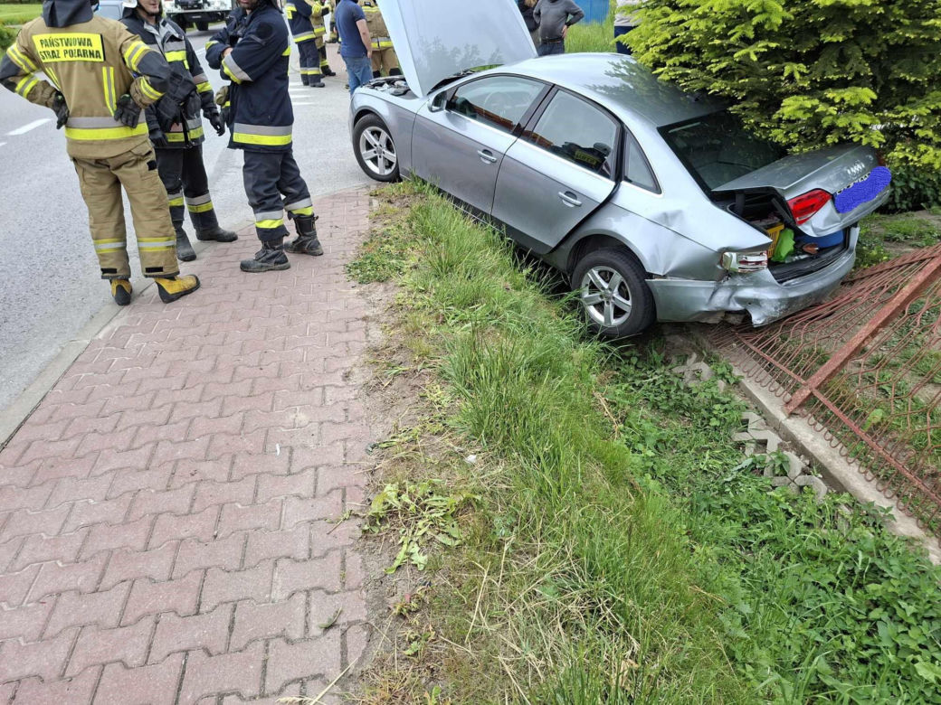 Wypadek w Chybiach