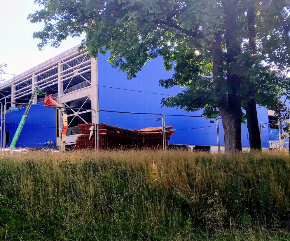 Budowa sklepu IKEA w Szczecinie - lipiec 2020