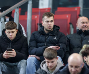 Kibice na meczu Piast Gliwice - Legia Warszawa