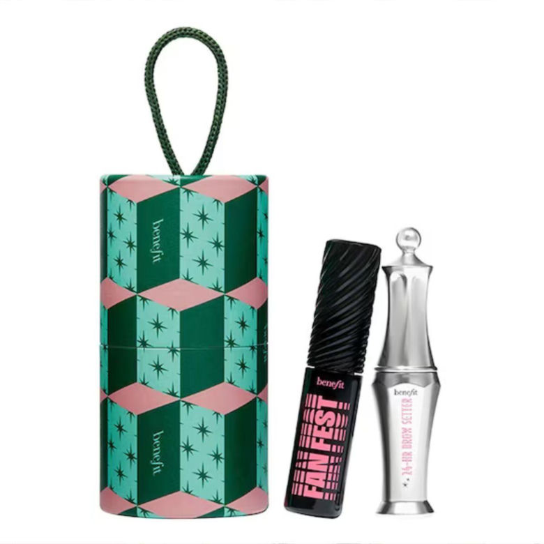 BENEFIT COSMETICS Lash & Brow Bells - Zestaw świąteczny z mini maskarą i mini żelem do brwi 