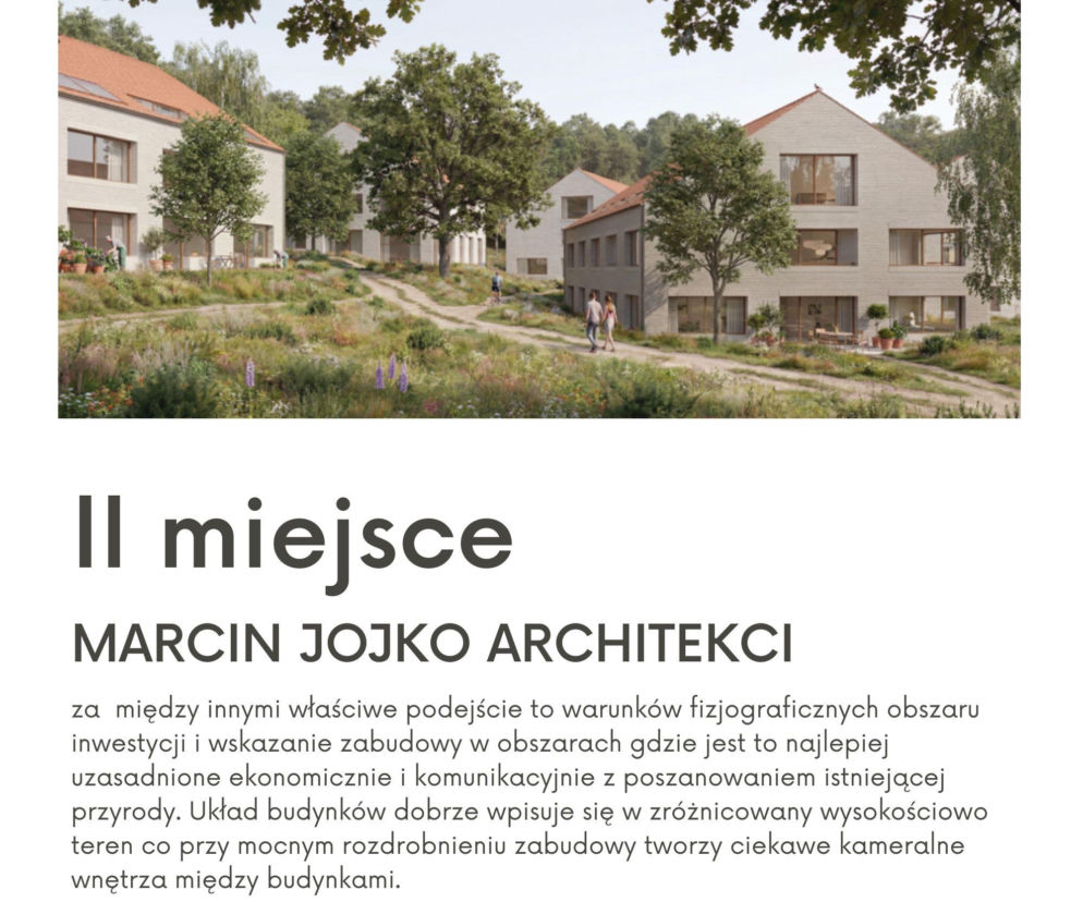 Konkurs na STBS w Szczecinie - wyróżnione prace