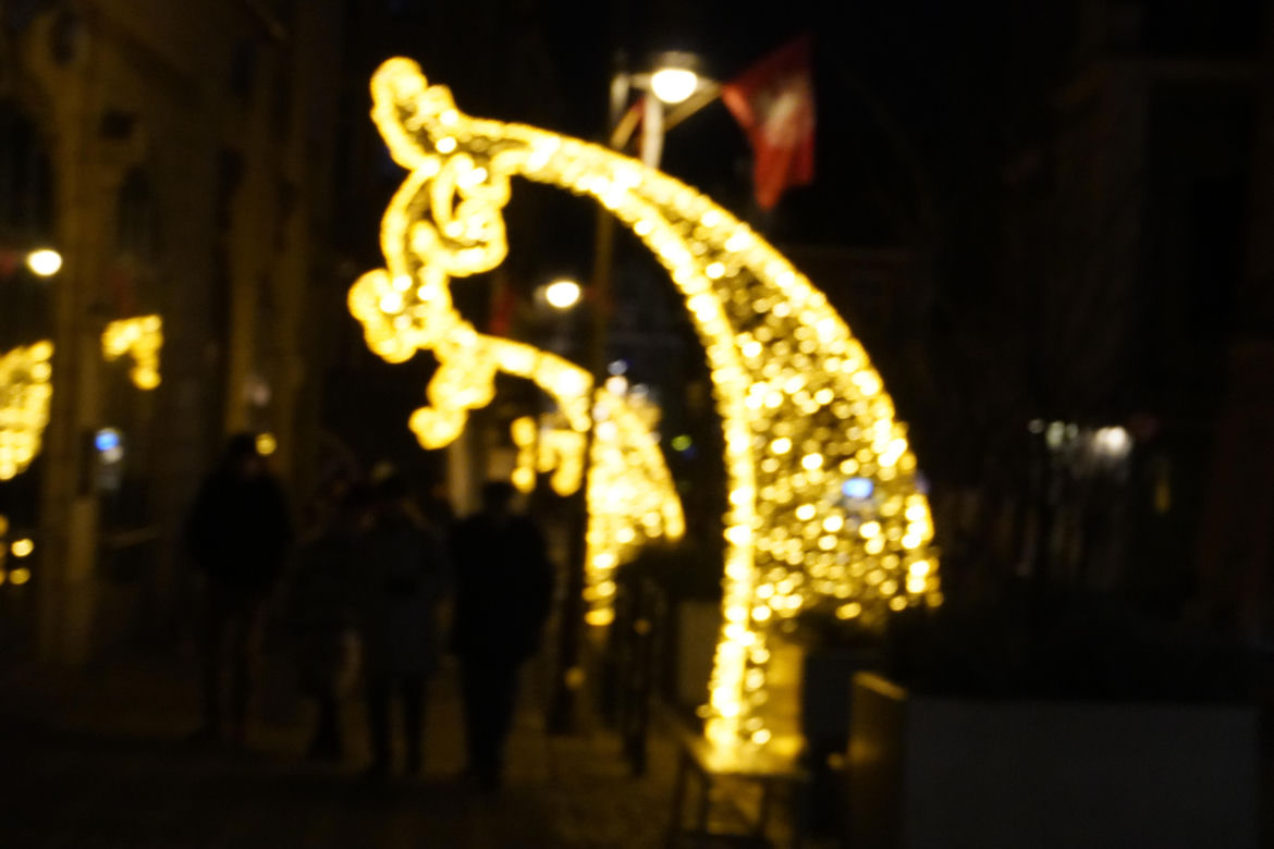 Poznań na wieczór przed Wigilią