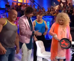Burneika i Pudzianowski dali prezent Gessler