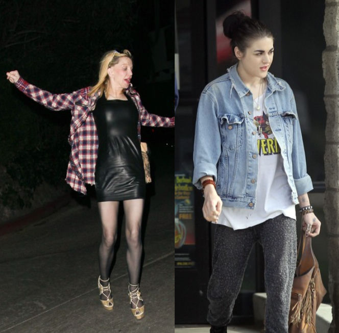 Courtney Love, Frances Bean CobainCourtney Love, Frances Bean Cobain
