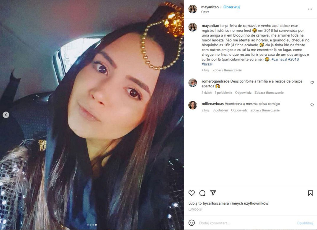 Miss Brazylii nie żyje! 26-latka próbowała się ratować z pożaru