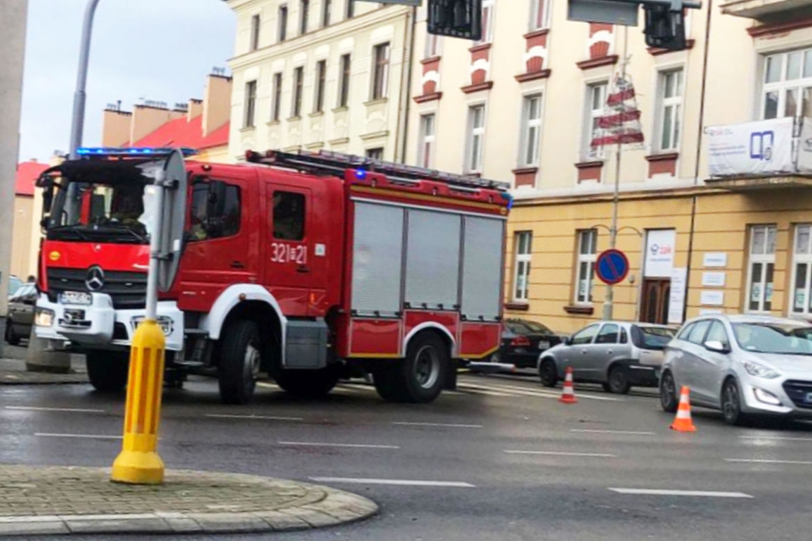 Niebezpieczne zdarzenie na ul. Hetmańskiej w Rzeszowie