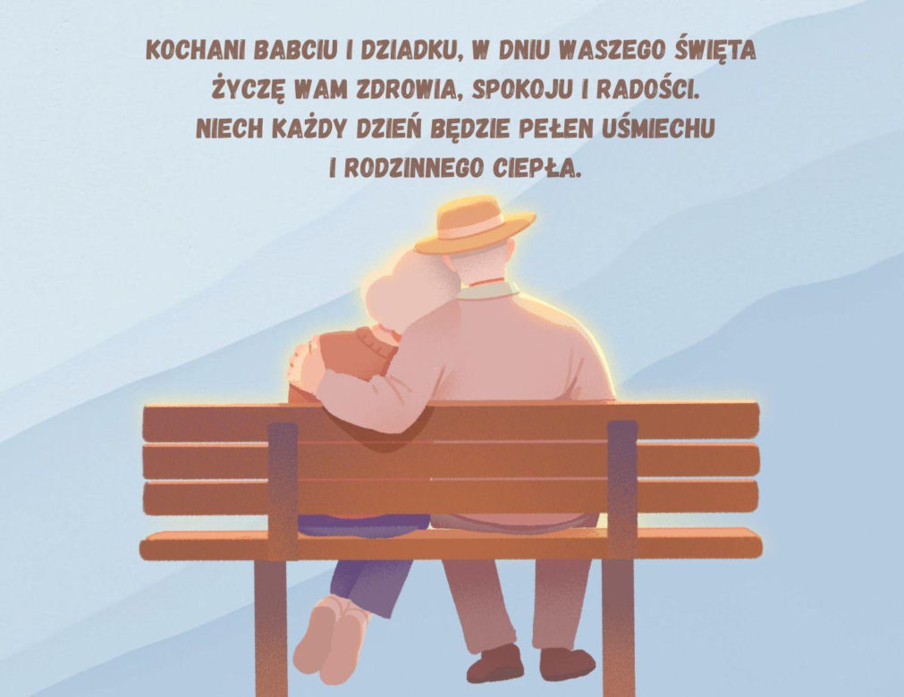 Kartki na Dzień Babci i Dziadka z pięknymi życzeniami - gotowe do pobrania za darmo