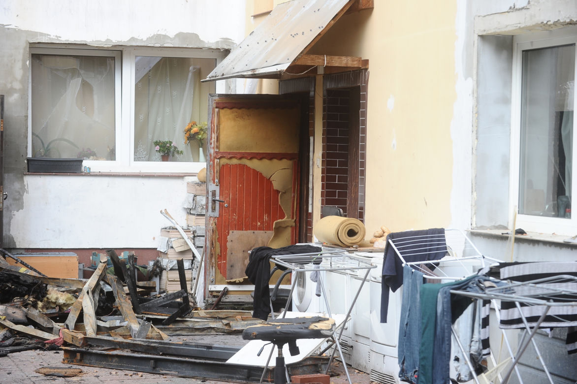 Spłoną hostel w Piasecznie. Strażacy znaleźli zwęglone ciało