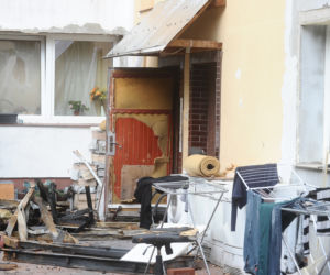 Spłoną hostel w Piasecznie. Strażacy znaleźli zwęglone ciało