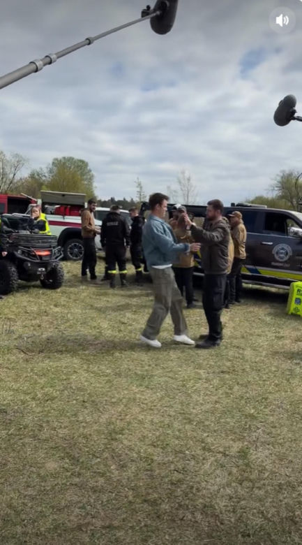 Na dobre i na złe nowy sezon na planie. Mario (Marcin Korcz), Blanka (Pola Gonciarz)