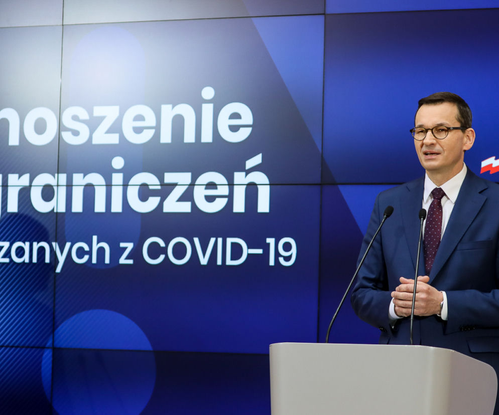konferencja premiera - mateusz morawiecki