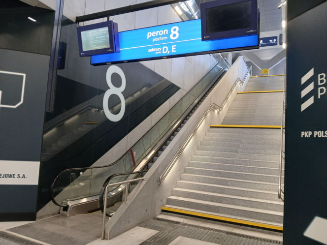 Dworzec kolejowy Warszawa Zachodnia po otwarciu