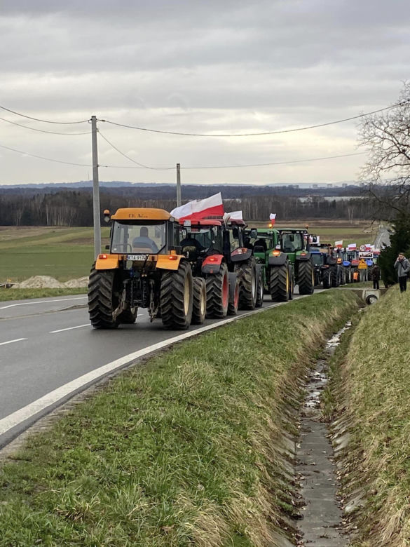 Strajk rolników w Tarnowie, 20.02.2024
