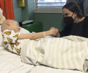 Angelina Jolie na Ukrainie