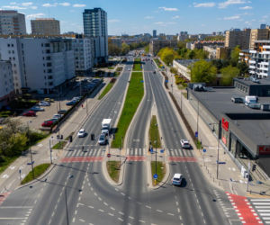 Rezerwa pod tramwaj w Al. Polski Walczącej w Warszawie