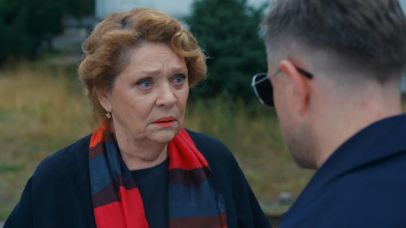 Barwy szczęścia odc. 3293. Józefina Rawiczowa (Elżbieta Jarosik), Wejher (Paweł Kowalczyk) policjant/ płatny zabójca