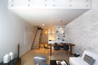 Aranżacja wnętrz. Loft Woronicza Qbik