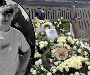Mamusia położyła kask Nikodema na krzyżu. Nastolatek zginął, gdy wracał z grobu ojca
