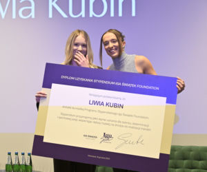 Iga Świątek rozdała stypendia