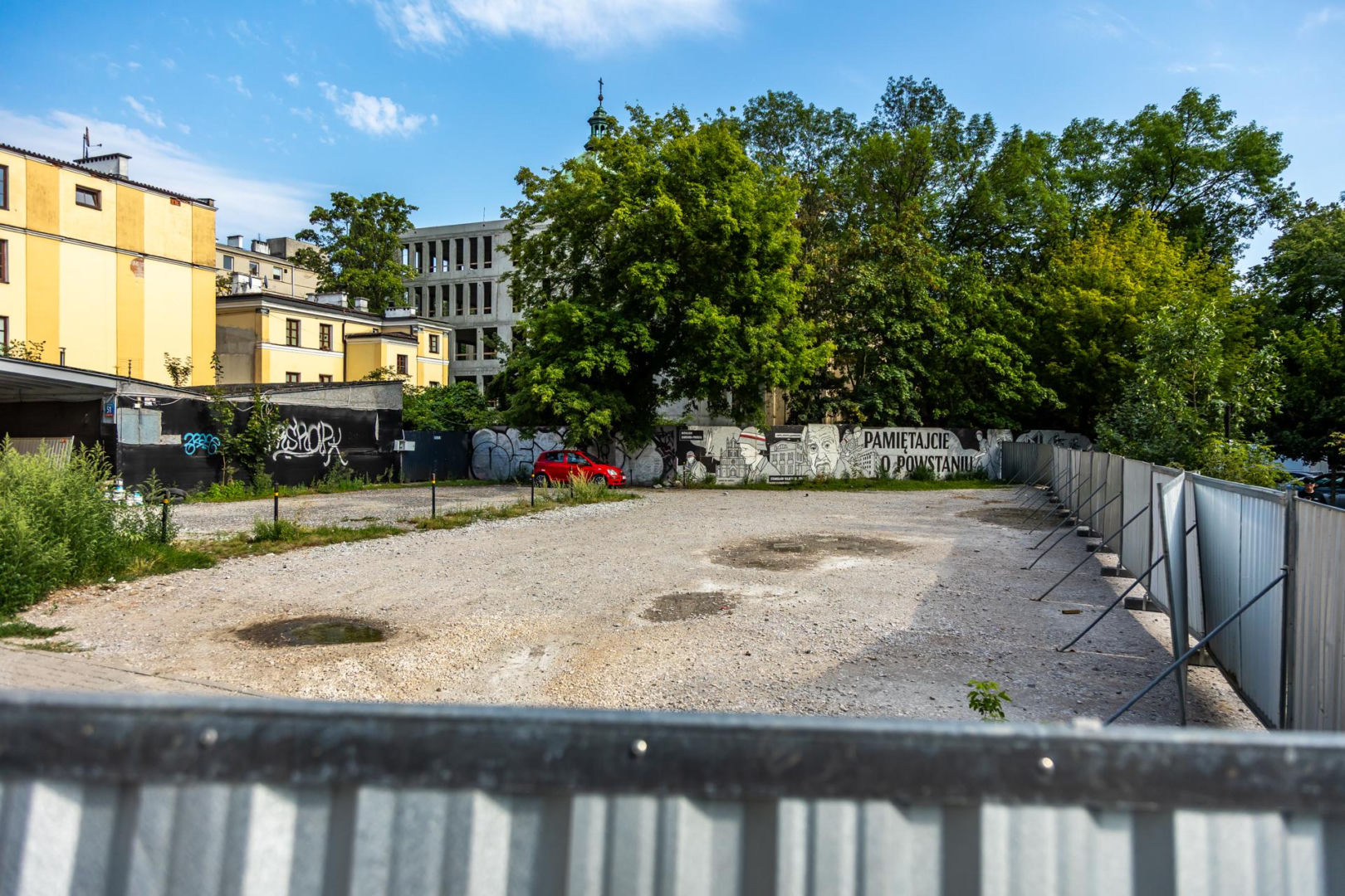 Plac budowy Roma Tower w Warszawie