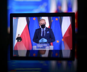 Konferencja prasowa premiera Mateusza Morawieckiego