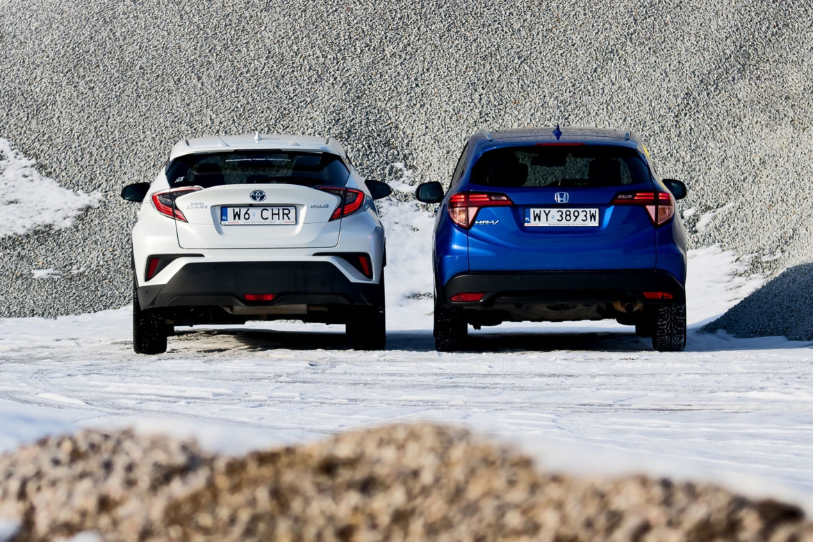 Toyota C-HR 1.8 Hybrid vs. Honda HR-V 1.5 i-VTEC