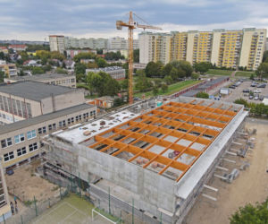 Budowa basenu przy ul. Jodłowej - wrzesień 2020